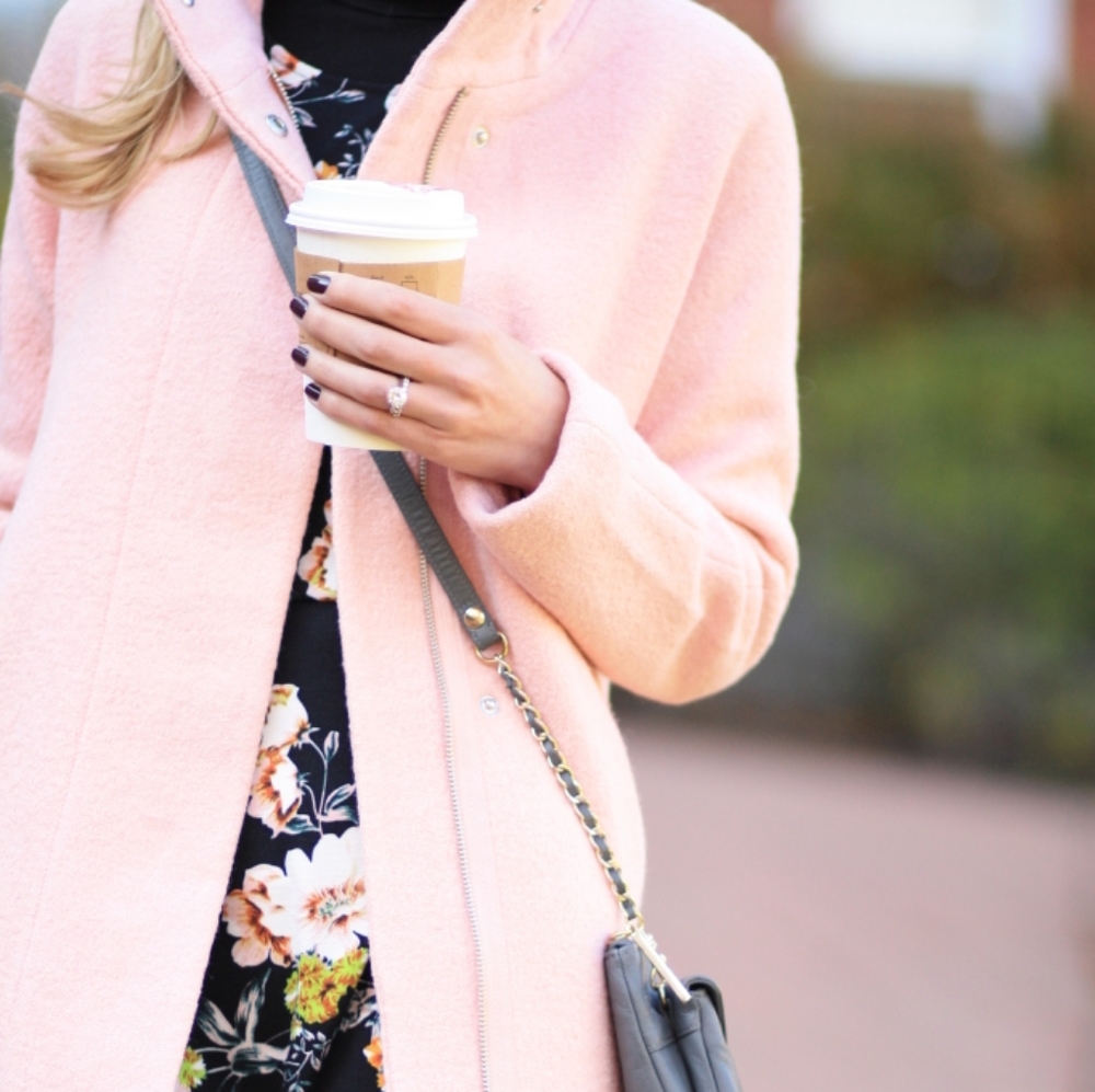 Women's Wool-Blend Cocoon Coat